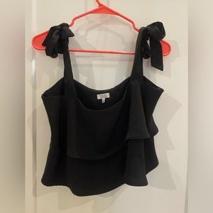 Black Bow Top